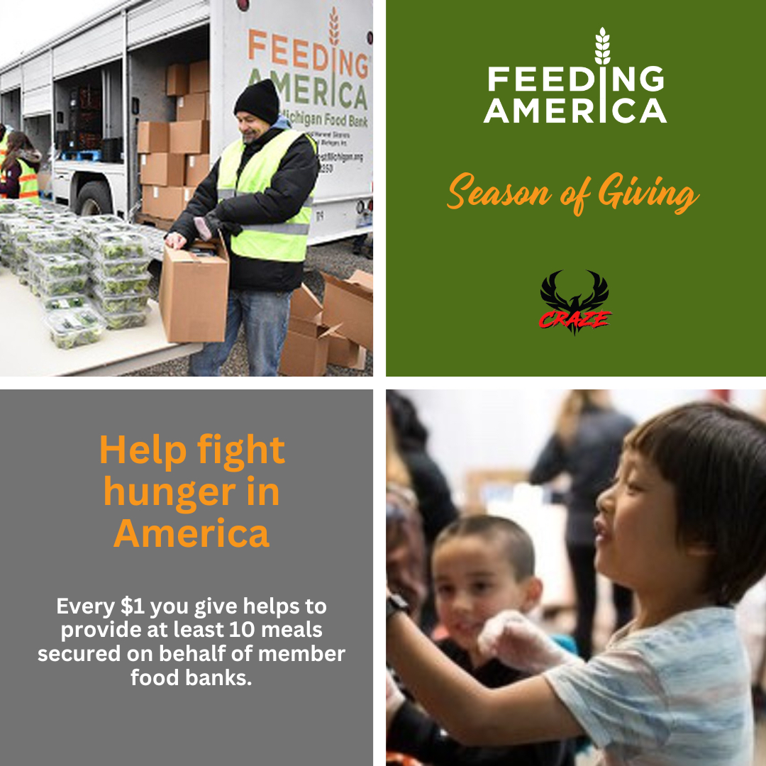 CrazeCrew_'s tweet photo. Make a difference today:
https://t.co/Z1oLteJ6p1
@FeedingAmerica x #CrazeCrew https://t.co/ItNKvQWSLK