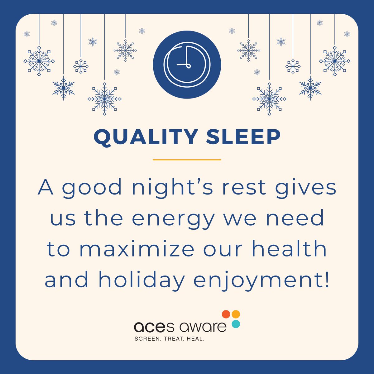 ☃️ Amid all the festivities, try to make it a priority to keep your stress under control. #StressFreeHolidays
