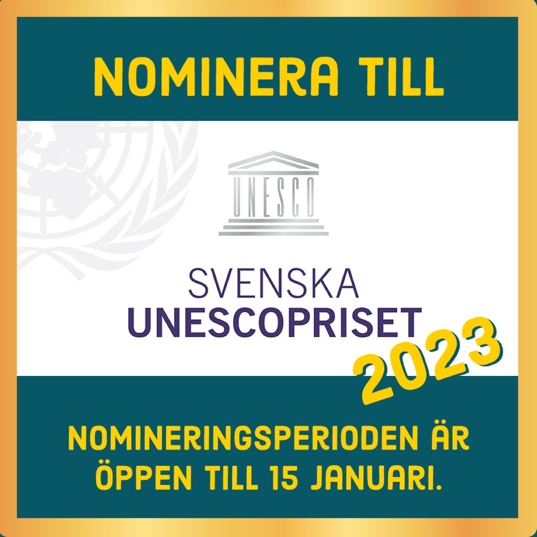 Unesco Sverige tweet media