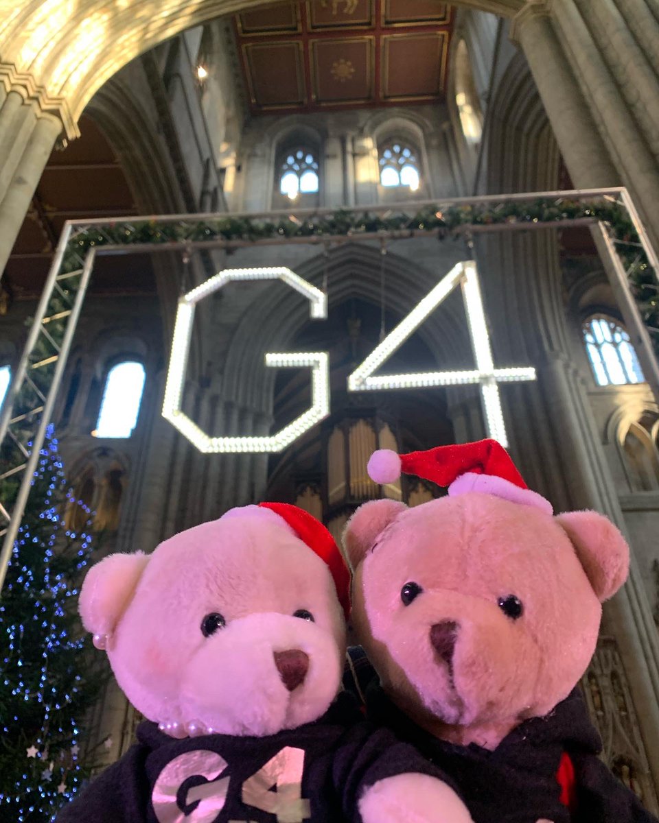 G4Official's tweet photo. What a lovely adventure for #bernardbear & #berylbear today @riponcathedral - It’s stunning 😍 https://t.co/AEgJWndzji