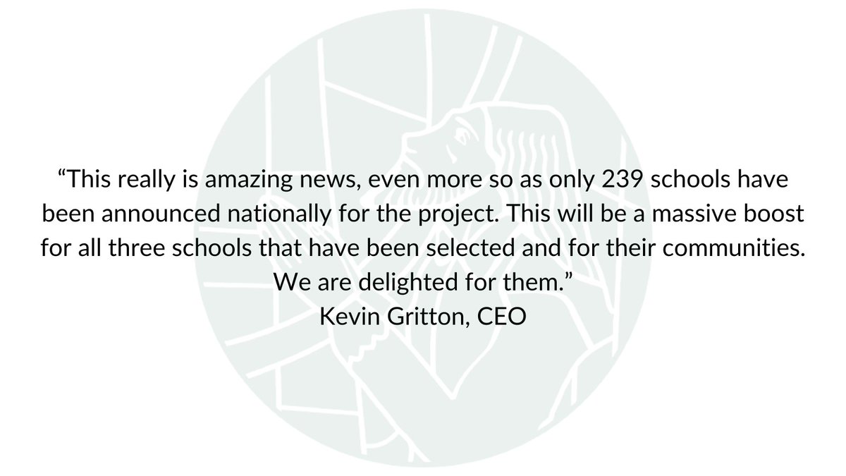 We are delighted that @StBenedictDerby @StPhilipHoward1 @SJHCVA have been selected as part of the Government's School Rebuilding programme, announced today. You can read more on our website srscmat.co.uk/three-trust-sc…