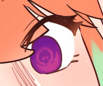 I love to draw skeleton eyes 