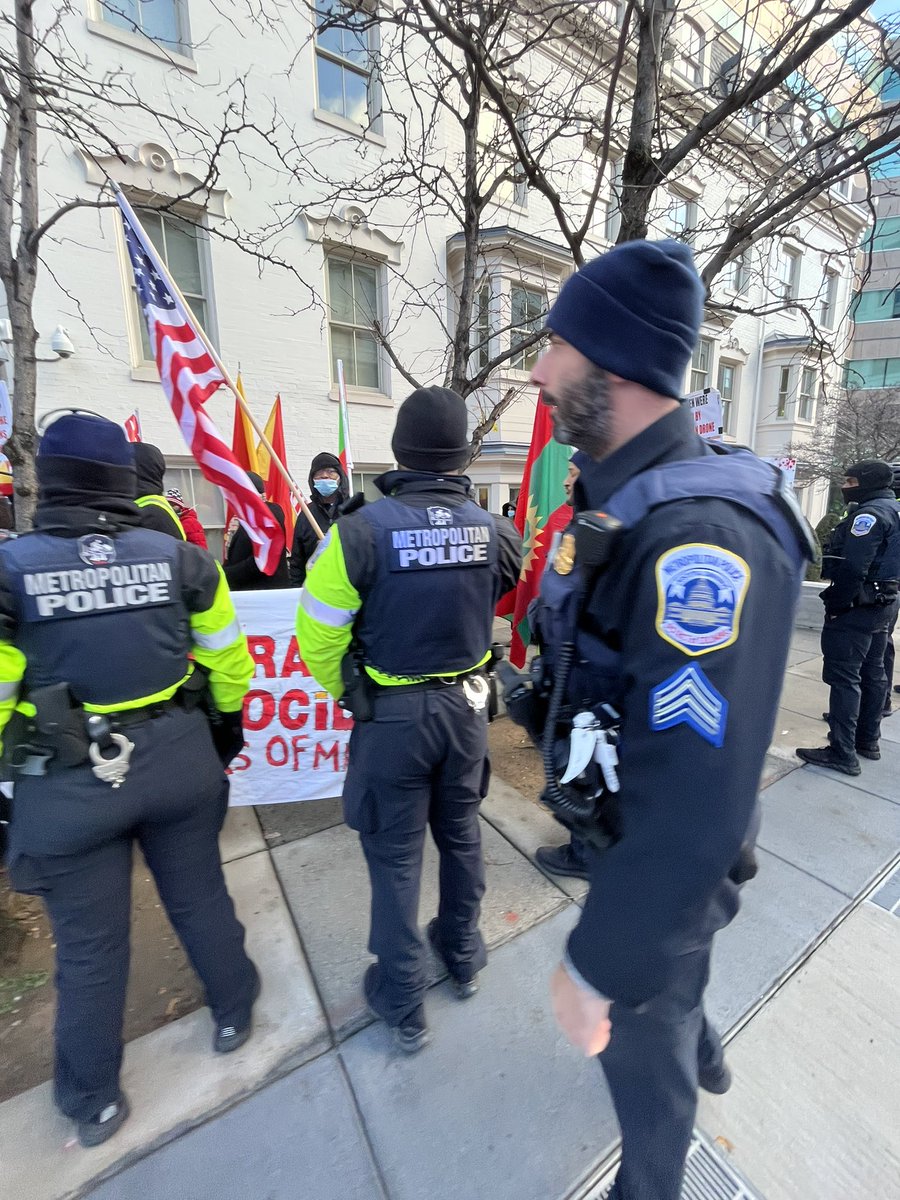 Ethiopian PM Abiy Ahmed canceled his appearance at the Council on Foreign Relations at the last minute this morning, just moments before it was supposed to begin. No reason given but there was a group of protesters outside.
