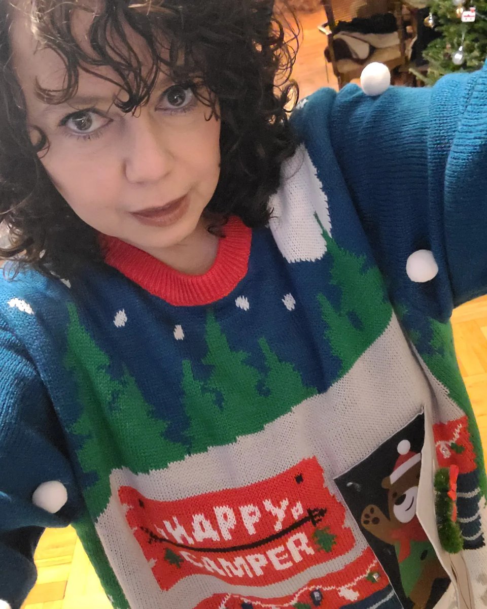 sdicecco's tweet photo. Good Morning PS14 Wolfpack!! Today is National Ugly Sweater Day and I'm a Happy Camper! 😄 @PS14Bronx  

Let's see your Ugly Sweaters! https://t.co/piU4mKz6rs