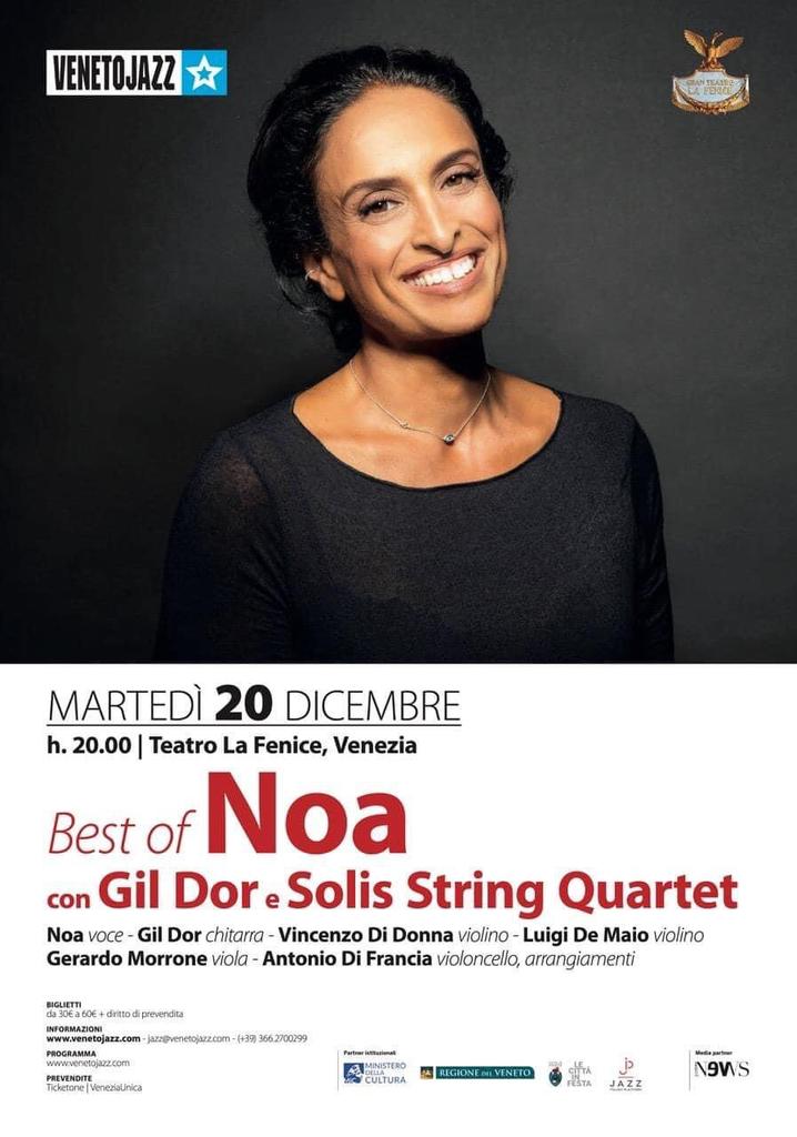 Loreto_1910's tweet photo. Il Teatro La Fenice di #Venezia, apre le porte alla celebre Noa con Gil Dor e Solis String Quartet.
#Noa #GilDor @noasmusic #SolisStringQuartet @teatrolafenice
👇
https://t.co/JZ7LE8tEFF
🎧
#EuterpeMusic https://t.co/kqNxx5FQQD