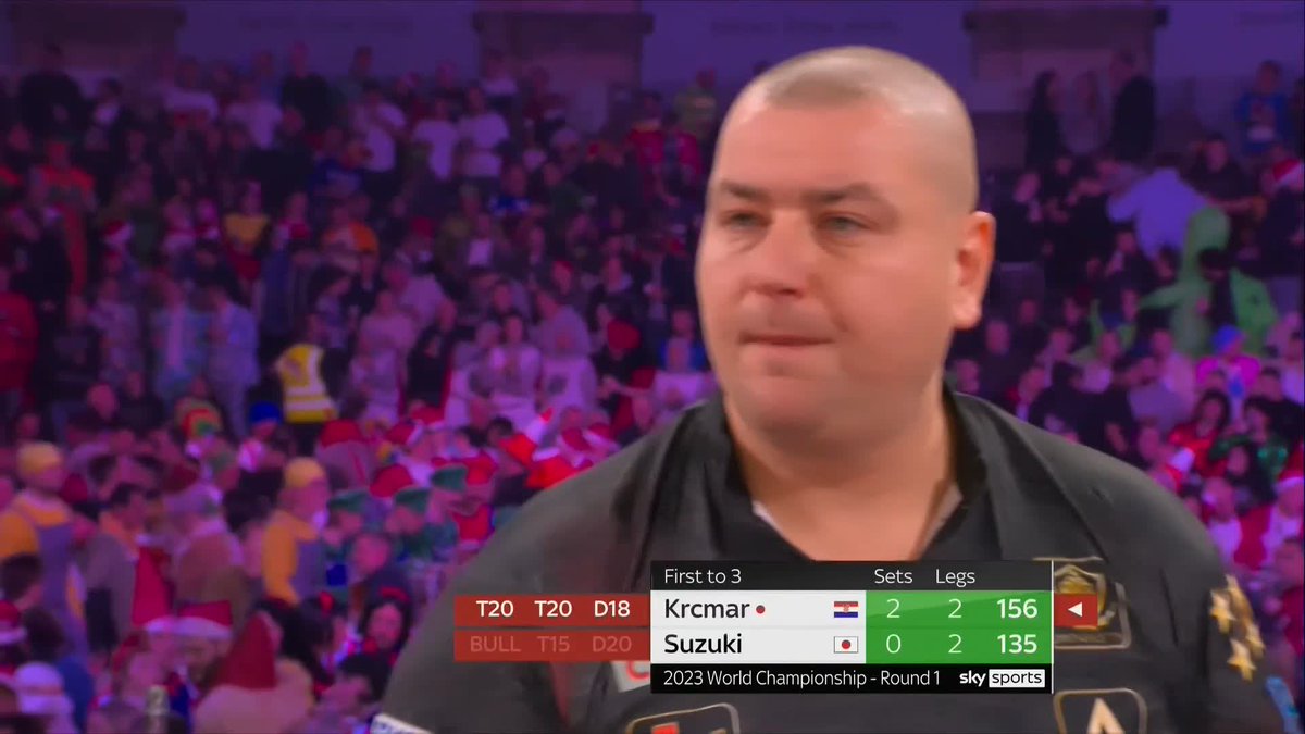 PDC Darts on Twitter "BORIS DOES THE JOB! 🇭🇷 It's a big win for big