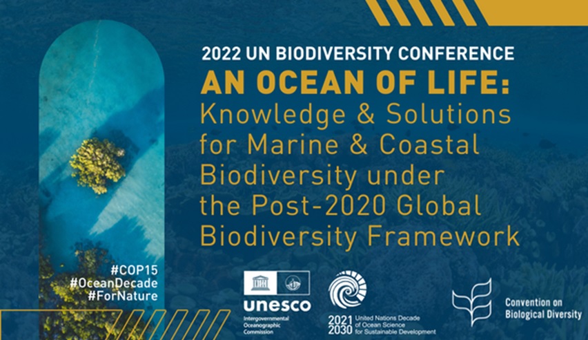 RobbertCasier's tweet photo. [LIVE] Our @UNESCO flagship event at #COP15, featuring influential speakers to discuss #OceanDecade challenges, but also showcase solutions to protect biodiversity, such as UNESCO's #eDNAExpeditions project. 

=> 
https://t.co/2W2qT1nrjw

#OceanDecade #ForNature #biodiversity https://t.co/0oMsYLf15A
