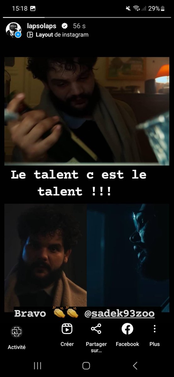 lapsolaps's tweet photo. L acting du new clip de @Sadekniuum .... paro !! #bravofrelo #clipdelannee https://t.co/AmuL9MjpSk