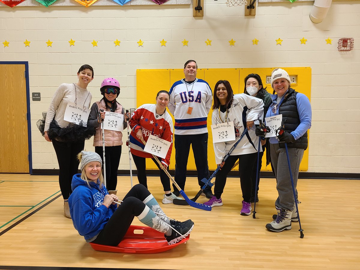 The specialists won the Team Costume Contest!!! 🎉Thank you @HaycockES__PE for making the signs! <a href="/haycockcougar/">Haycock Elementary</a> <a href="/HaycockES_Music/">Haycock ES Music</a> <a href="/haycockart/">Haycock ES Art</a>