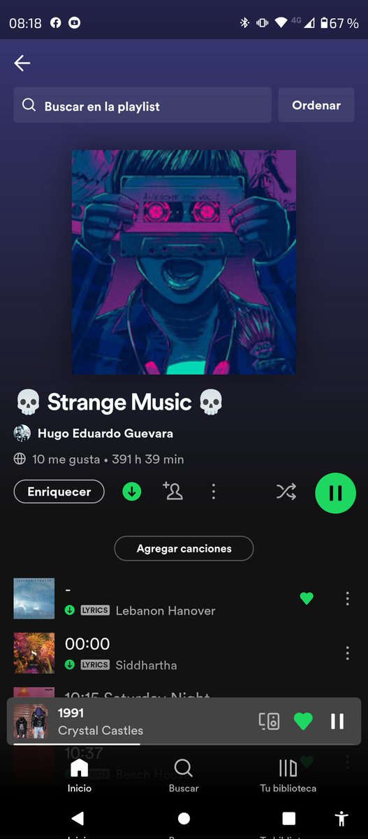 HugoStrange__'s tweet photo. Me dispongo a escuchar mi playlist principal, en donde pongo todo lo que me gusta, son más de 16 días continuos de música. A ver en cuanto tiempo lo termino de escuchar. https://t.co/jx5CaCpHfZ