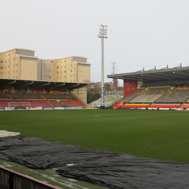 PartickThistle's tweet photo. With just over 24 hours to go until kick-off in our cinch Championship with @AyrUnitedFC, there are no concerns with the Firhill pitch. 

The covers have been lifted as we continue to prepare for tomorrow's game. 

Buy your tickets now: https://t.co/rBZaDRDaZg