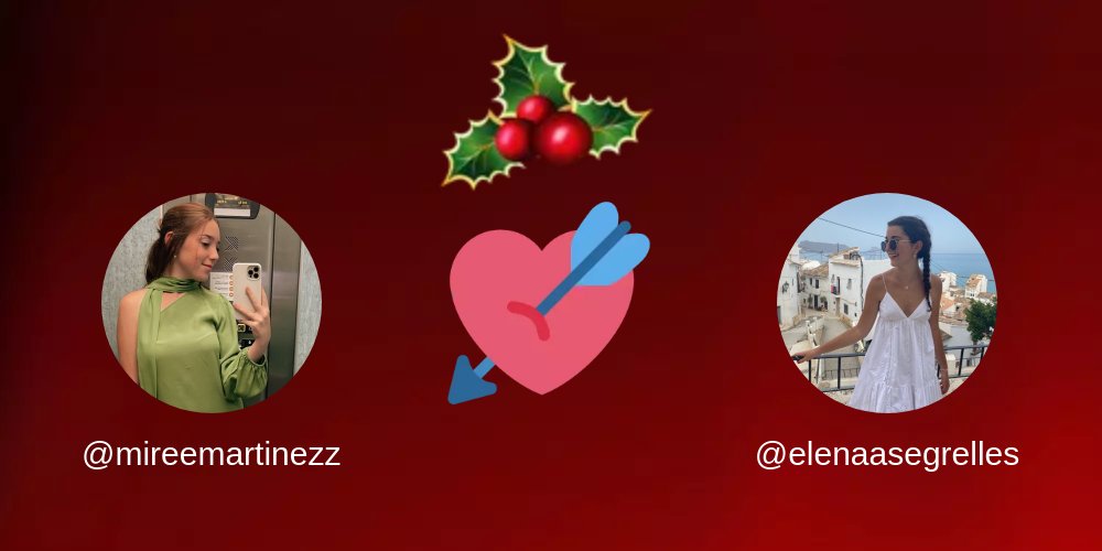 My 2023 New Year's Kiss is going to be: <a href="/elenaasegrelles/">elenita :)</a>

Find yours at funaroundy.click/newyearskiss

⠀