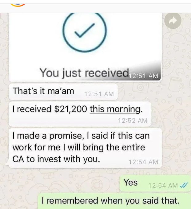 LisaMary738's tweet photo. Invest with us on forex,and binary option💹📈 trade and earn 100% of your investment💵 in just 7 trading days and also have full access to monitor your trade with your phone,earn $40,000 with just $4,000 in 21days,for more write us here or telegram at
@LisaMary738 https://t.co/CTeRPZom3U