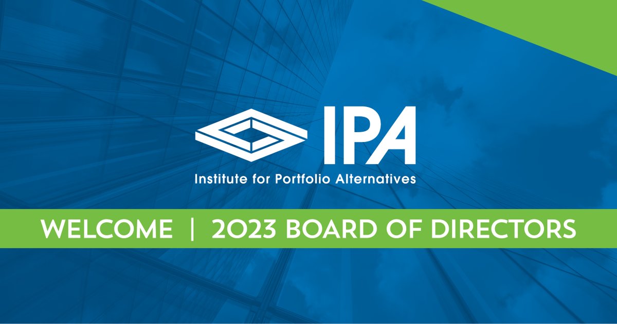 portfolioalts's tweet photo. We are thrilled to announce our newest 2023 Board of Directors! We are looking forward to partnering with these industry leaders over the next 3 years to continue advancing the valuable work our past board members started. Learn more about the BOD here: https://t.co/fILBduzkJl https://t.co/IIBQyh23fj