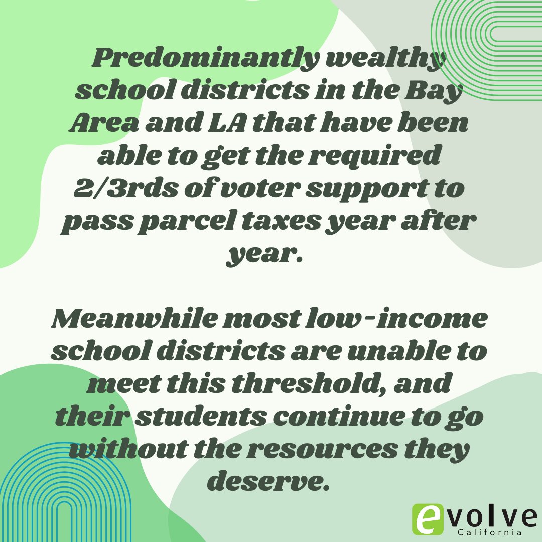 It's absolutely great news that the Courts recently ruled that local school districts will no longer need a supermajority to pass parcel taxes.

However, THIS IS CLEARLY NOT A SUSTAINABLE SOLUTION. WE MUST #REFORMPROP13 !!