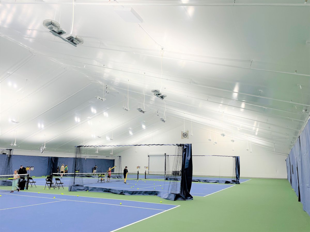 We stopped by @MidCapeAthletic in South Yarmouth, MA this week and check it out!

Their new space is FANTASTIC & our LED Lighting is 👏👏👏

Learn more: hubs.ly/Q01w3LRW0

#tennis #indoortennis #midcape #fabricstructure #ledlighting #linersystem #lightingcontrols #USTA