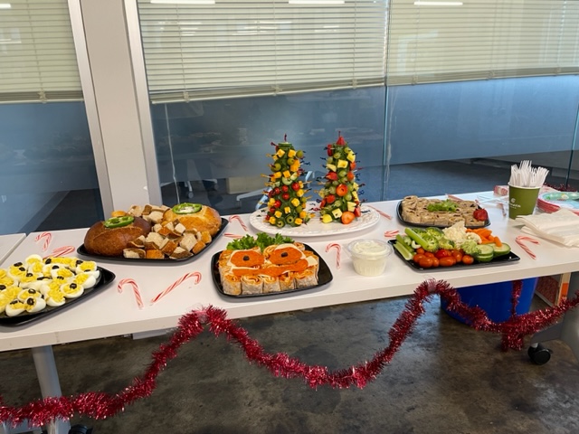 Our annual staff Holiday Party was a blast, thanks to Enterprise Center lending us this awesome space! Great food, JackBox games, tons of cheer! Big THANK YOU to Publix for their generous donation of yummy cookies; everyone enjoyed them! 😄