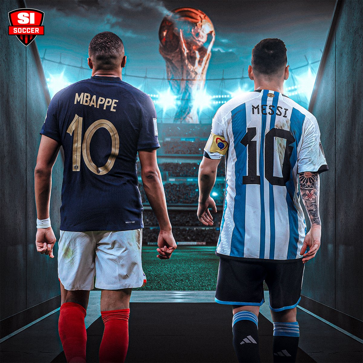 As it turns out, their World Cup meeting four years ago wasn’t quite the passing of the torch it seemed to be.

The rematch in the #FIFAWorldCup final is a loaded one for Messi, Mbappé and their respective national teams. @brianstraus sets the scene

trib.al/gd23cAE