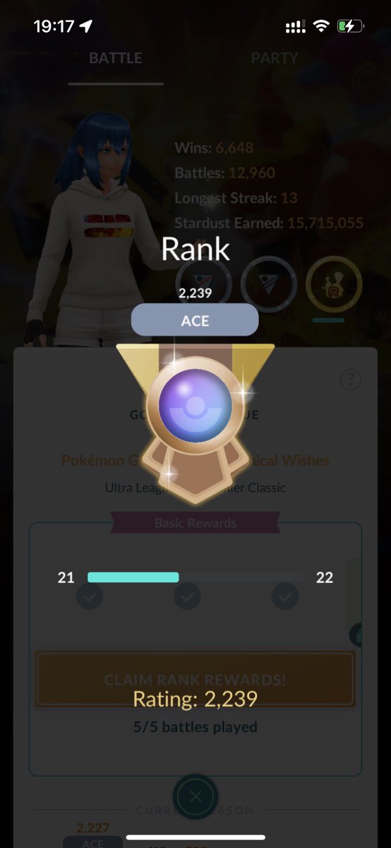 _alitik_'s tweet photo. UL is now a challenge. Still looking for a team, but managed a couple of good sets today, so at least stopped going down. #GBL #ULPC #PokemonGO https://t.co/jCB80HTXdC