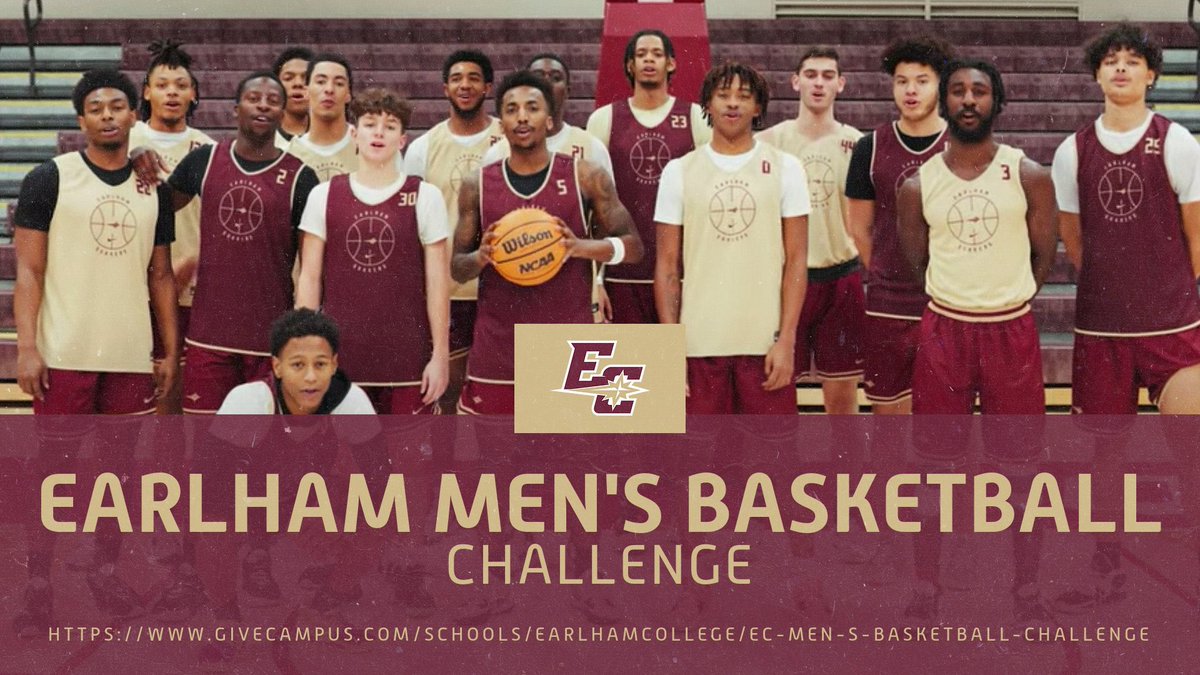 EarlhamBBall's tweet photo. Our men's basketball team would like to wish everyone a safe and joyful holiday season. With your continuous support we look forward to meeting our fundraising goals again! Every contribution makes a difference for our program. Link : https://t.co/tjQ23Ifl4L https://t.co/YxKGlWXat2