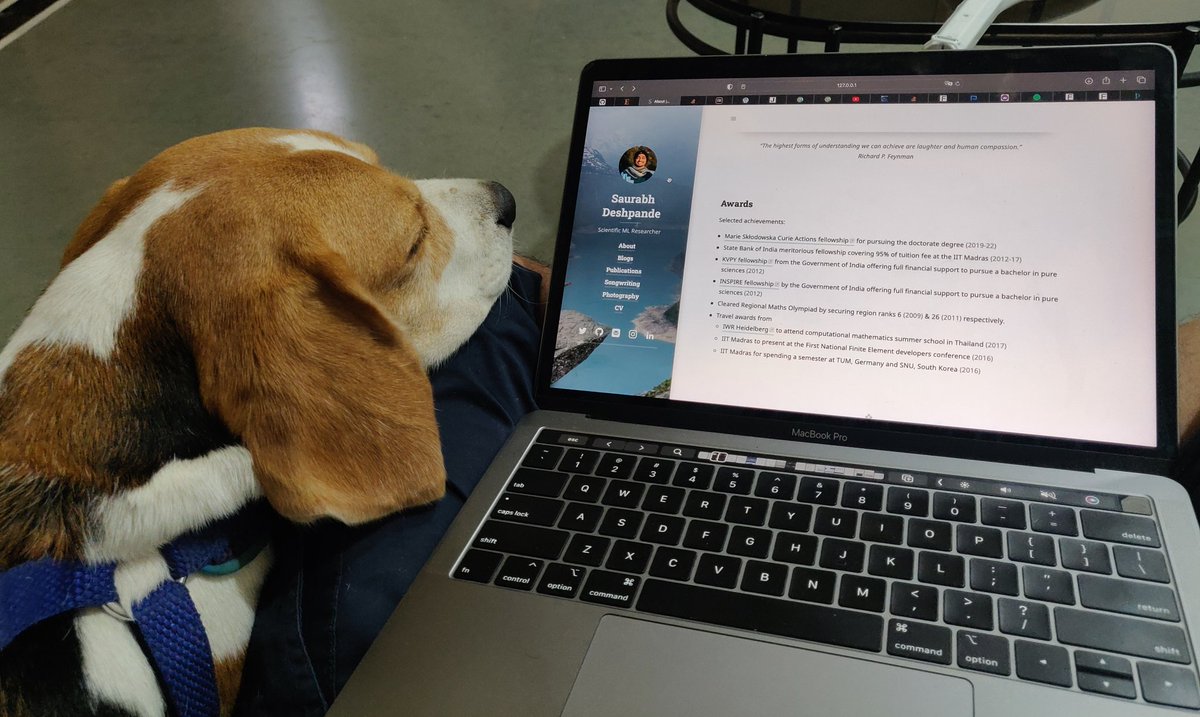 Teamwork = dream work ;)

Happy to share my personal website: saurabhdeshpande93.github.io