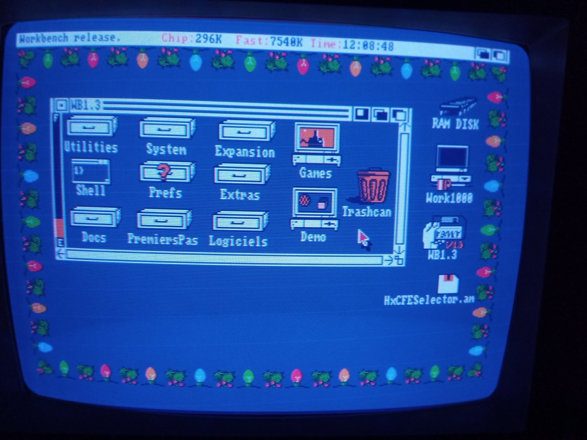 It's Christmas on my #Amiga #amiga1000 ! ❤️
Thx Crispy ! We'll never forget you ! Give a hand to Jay for me 😉