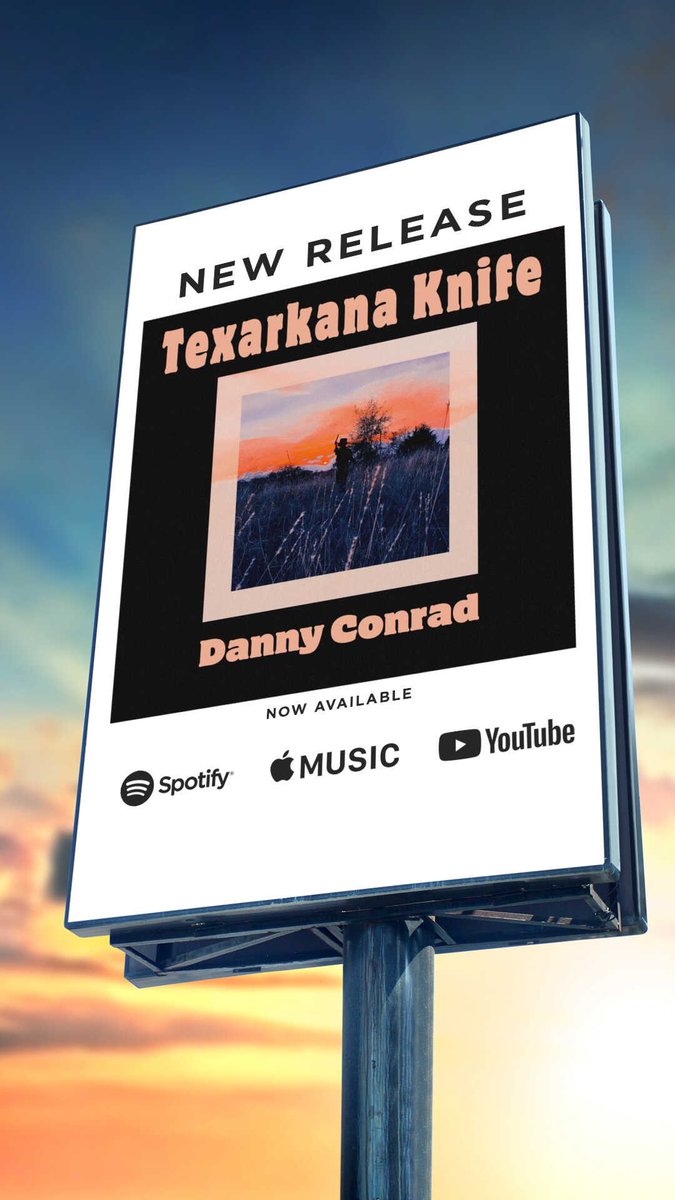 Today is release day for Texarkana Knife, the debut single by Danny Conrad!!

Streaming everywhere now, go give it a listen🤠 🚫🚘

#music #newrelease #indie #denton #dentontx #dfw #dfwmusic #dentonmusic #folk