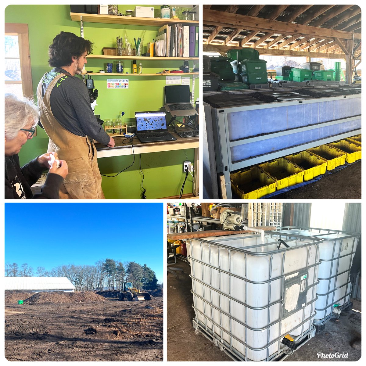 Micro_Biometer's tweet photo. Our soil scientist Marisa along with fellow #gardeners and #composters, attended the Community #Compost Company Open House last weekend. The company offers pick-up services for food scraps from both local and commercial users in the Hudson Valley NY & northern NJ. https://t.co/ZMw9S7FHFL