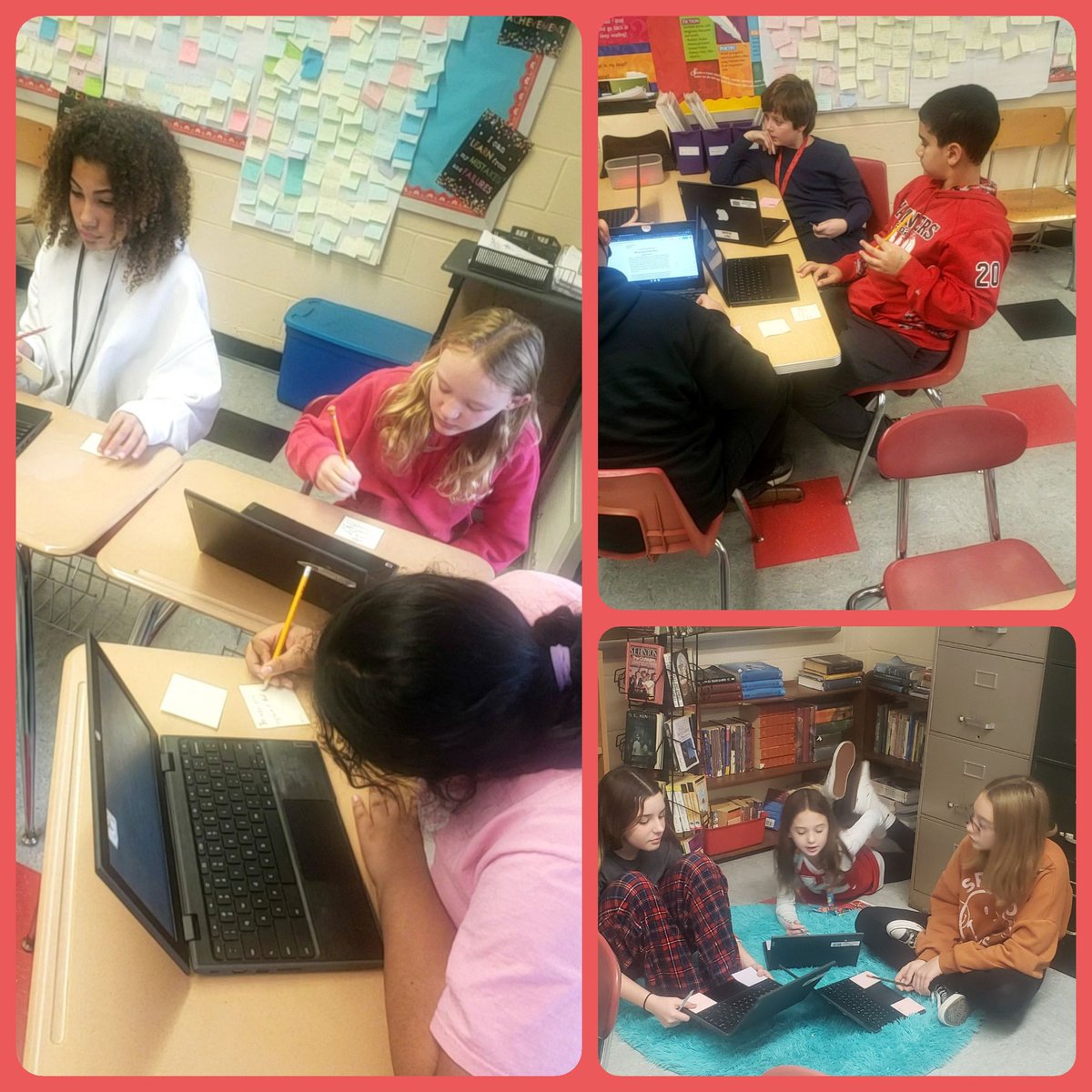 Celebrating our final personal narrative for this writing unit! I'm so proud of the progress my 6th grade writers have made!