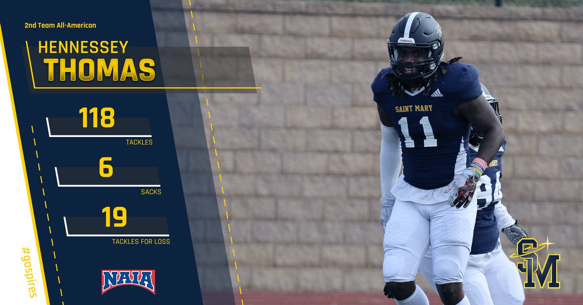 Senior linebacker Hennessey Thomas was named a Second Team All-American by the AFCA and AP today, congratulations!

Full story here:
gospires.com/article/3263