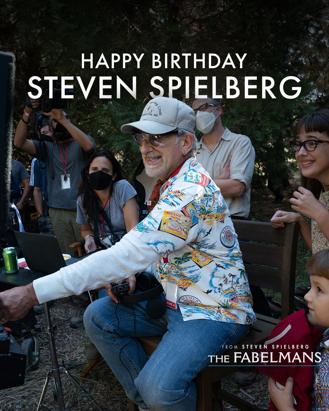 Wishing a very happy birthday to our director, Steven Spielberg 