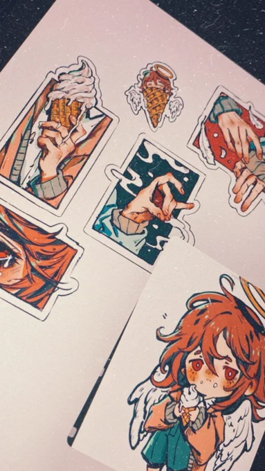I wanna make stickers #akiangel 