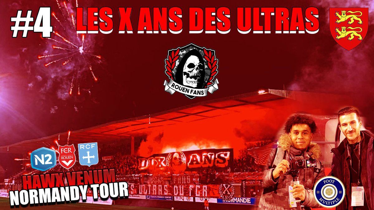 Direction la Seine Maritime ⚽💙🩵 (@hawxvenumyt) on Twitter photo Le 4ème épisode du Hawx Venum Normandy Tour est enfin disponible sur ma chaîne Youtube. Les 10 ans des Rouen Fans, la rencontre avec le journaliste <a href="/footmultiple/">Foot Multiple</a> <a href="/FCRouen/">FC Rouen, en route pour la Ligue des Champions !</a>😀
youtu.be/84JjCn0KW1E Le 4ème épisode du Hawx Venum Normandy Tour est enfin disponible sur ma chaîne Youtube. Les 10 ans des Rouen Fans, la rencontre avec le journaliste <a href="/footmultiple/">Foot Multiple</a> <a href="/FCRouen/">FC Rouen, en route pour la Ligue des Champions !</a>😀
youtu.be/84JjCn0KW1E