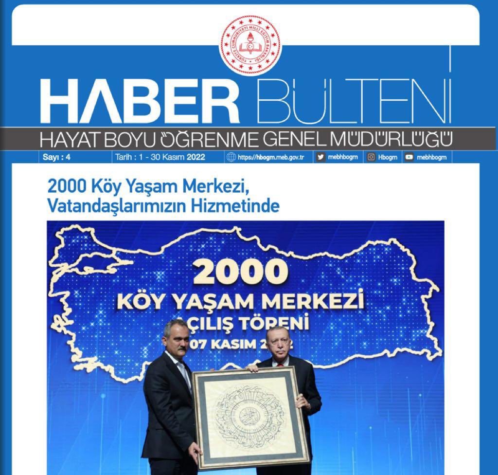 Genel Müdürlüğümüz tarafından hazırlanan Haber Bülteni yeni sayısıyla yayında…

<a href="/sdulger43/">Sabahattin DÜLGER</a>
<a href="/tcmeb/">Millî Eğitim Bakanlığı</a>

👉: hbogm.meb.gov.tr/bulten/