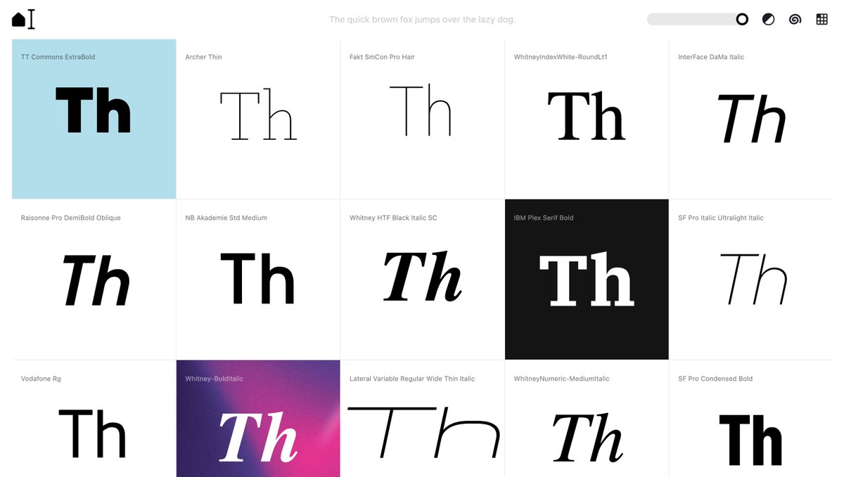 Hi design friends, here is a small present for you just before the holidays, done with some friends at Opal.

✨Localfonts.Xyz ✨ 
An easy way to preview your fonts in the browser. No banners, sign-ups, no shady upsells, or subscriptions.

Why did we do it? 🧵