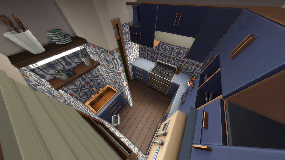 simpunzel's tweet photo. Tiny Kitchen; Day 3 of @sims4ideas #decbuild22. Check it on the gallery! 
I am doing the rooms prior to the 16th in a random order :) 
#showusyourbuild #sims4build #simsbuilder #sims4 https://t.co/6ewlfViEuz