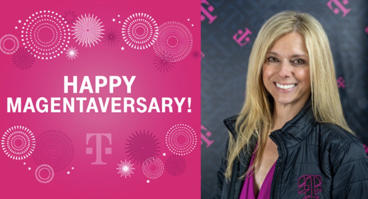 Team Magenta- Please join me in congratulating @LauraSzymkowiak on celebrating her 9 year Magentaversary today! Thank you for all that you do, Laura!