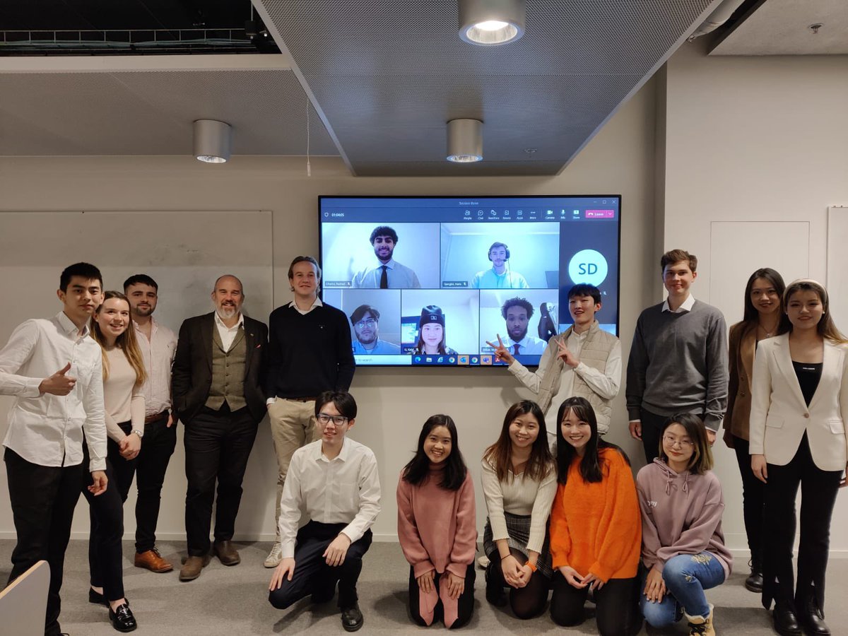 RadiHaloub's tweet photo. Great end of Term One for Biotech and Pharmaceutical Management students at @ucl_GBSH well done all https://t.co/QEGoj2Dd2j