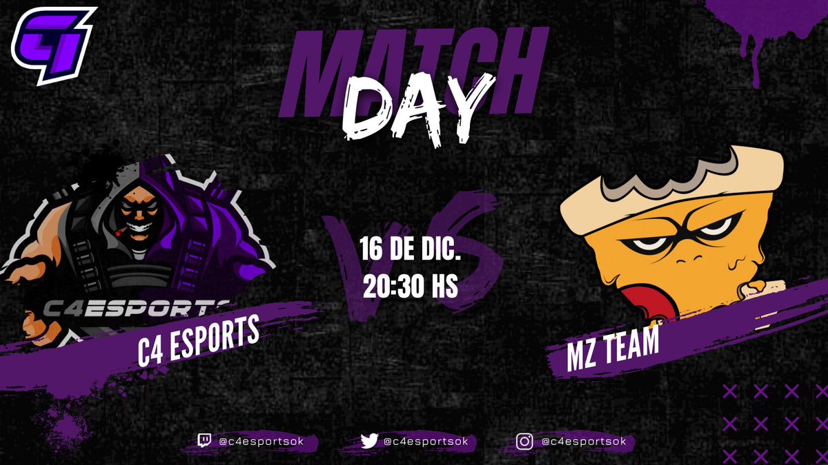 🔜 Próximo partido:
🏆 Formato: BO3
🆚 <a href="/MZteamesports/">MZ Team 🍕</a> 
🗓️ 16 de Diciembre
🕔 20:30hs
📍 <a href="/c4leagueok/">c4league</a>