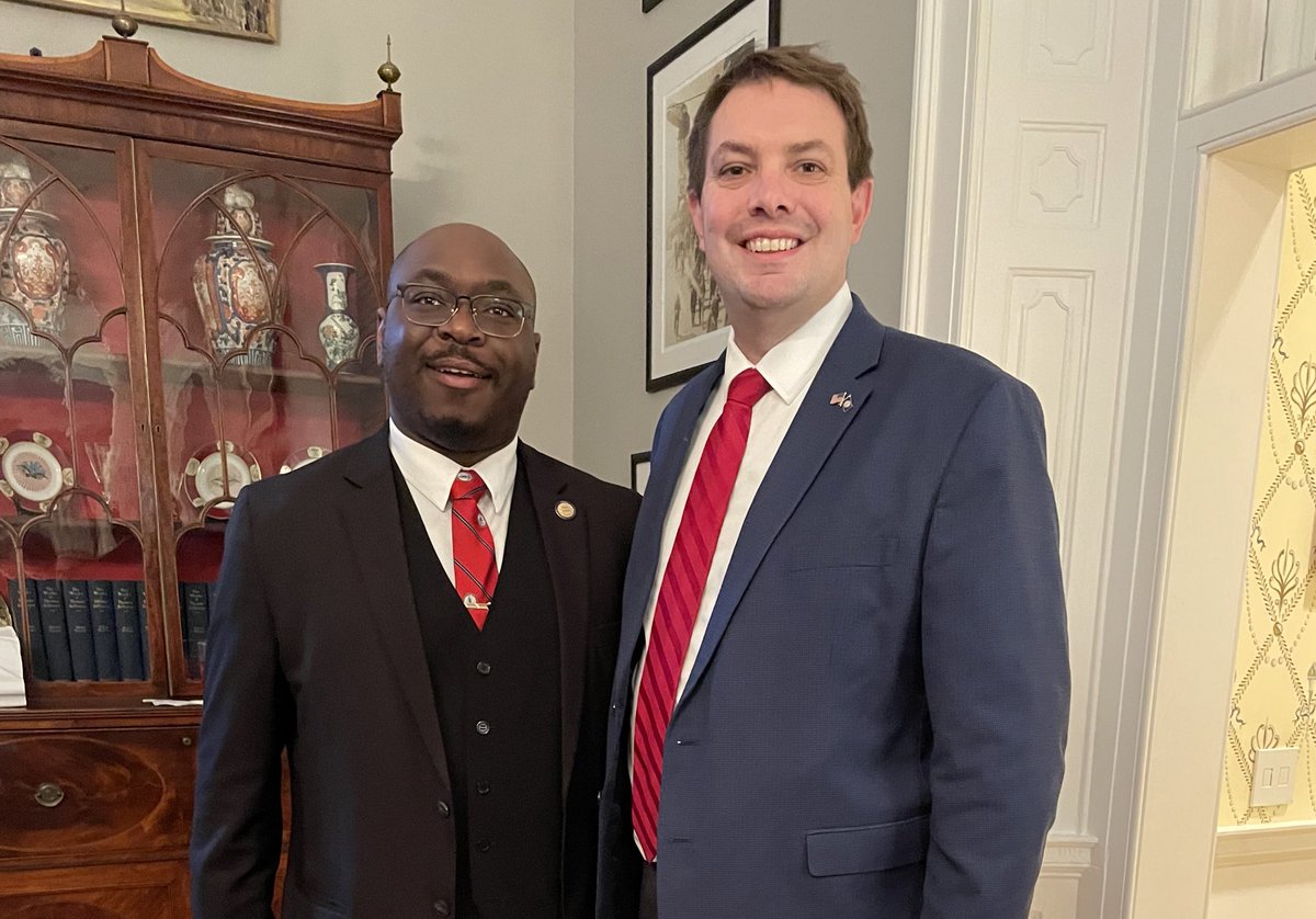 DRSuetterlein's tweet photo. Great trip to Richmond with my Dad. Got to wish Del. AC Cordoza a happy birthday, Rep-elect Jen Kiggans the best of luck in Washington, and join LG @WinsomeSears in meeting Del. Emily Brewer’s sweet baby. Thank you Governor &amp; Mrs @GlennYoungkin for hosting a great celebration! https://t.co/1IXPauI2ke