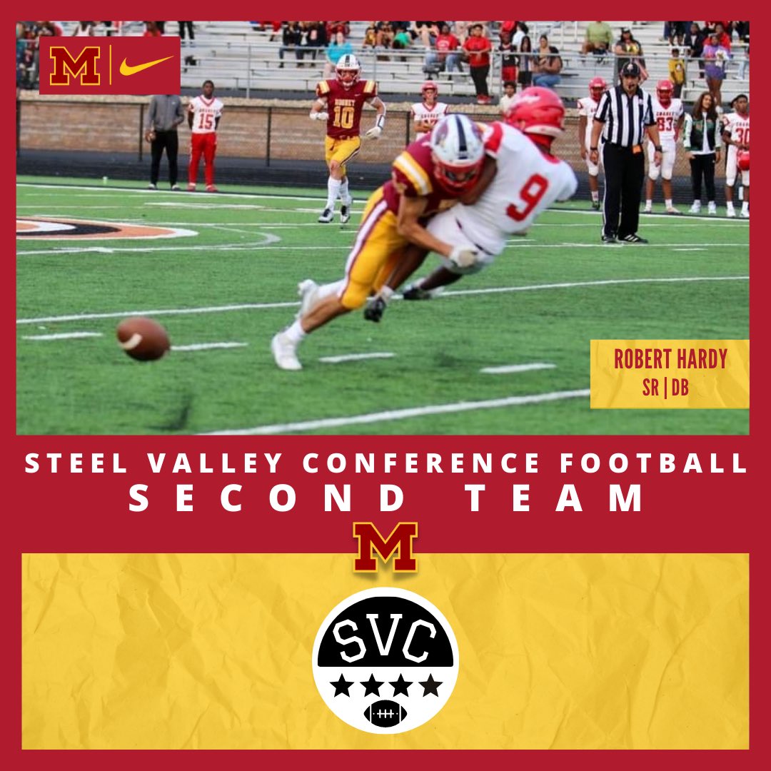football_mooney's tweet photo. SECOND TEAM ALL STEEL VALLEY … FIRST-TEAMERS ARE UP NEXT! #MooneyFootball #MooneyFamily 
@Roberthardyy @JeffreyTBrenner @WillDes09 and Dennis Clark, congratulations! https://t.co/xjVHXWDn1a