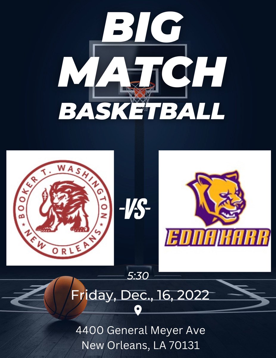 Come out and support “The Pride of Uptown!” 🏀❤️🖤 <a href="/BTWBoysBball/">Booker T Washington Boy’s Basketball</a>