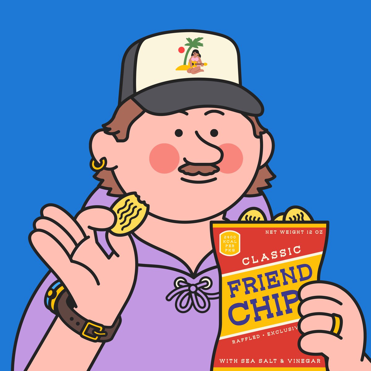 DadnessNFT's tweet image. @DadnessNFT &amp;amp; @InvsbleFriends friendchip ✅