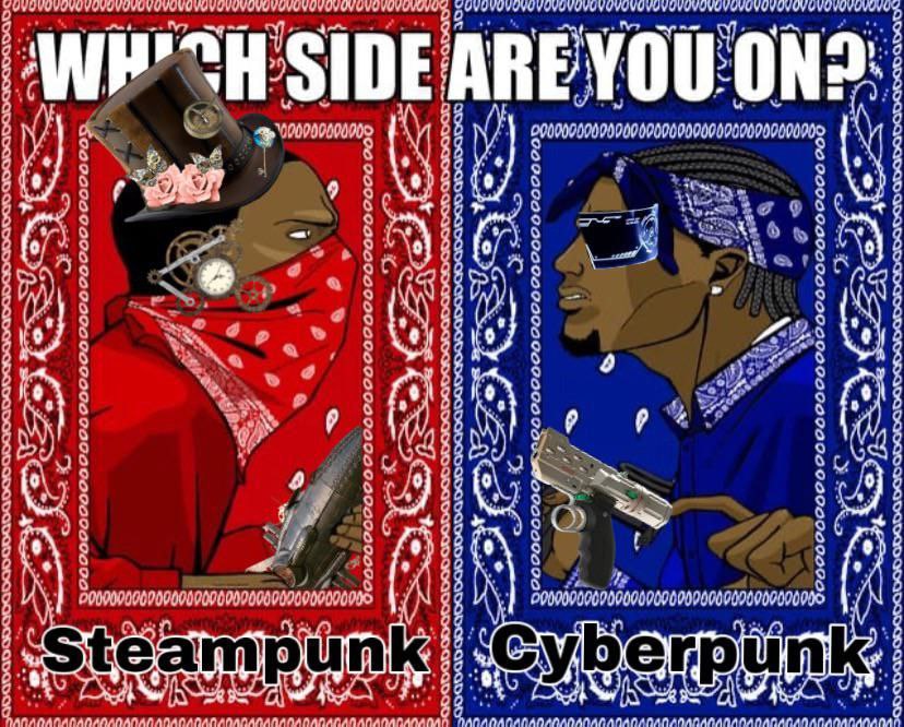 SteamFlight's tweet photo. #memes #steampunk #cyberpunk https://t.co/mD4Zxwo8Hu