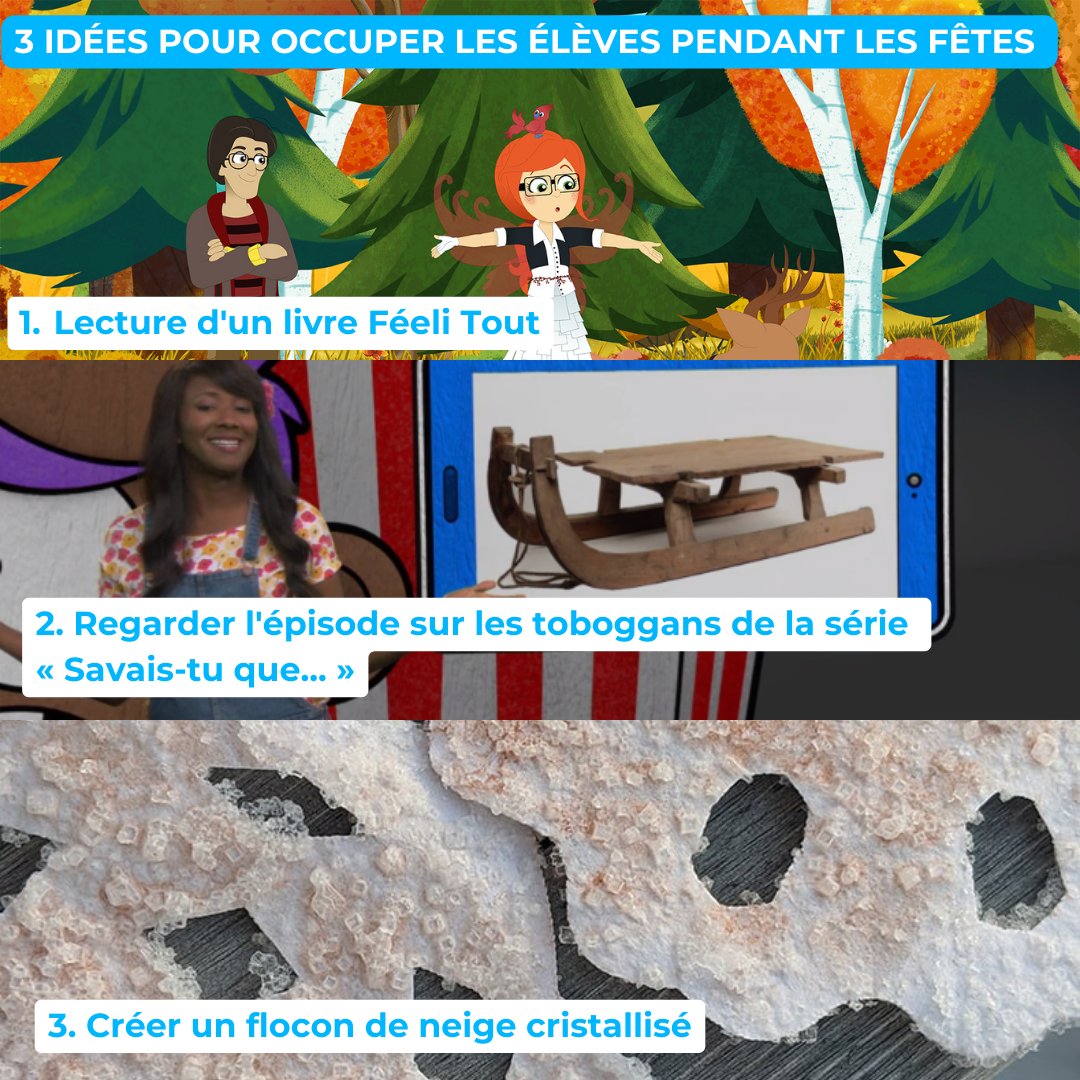 IDÉLLO n'est jamais très loin même durant le temps des fêtes!

Voici trois ressources à glisser dans le cartable de vos élèves avant les vacances 😍