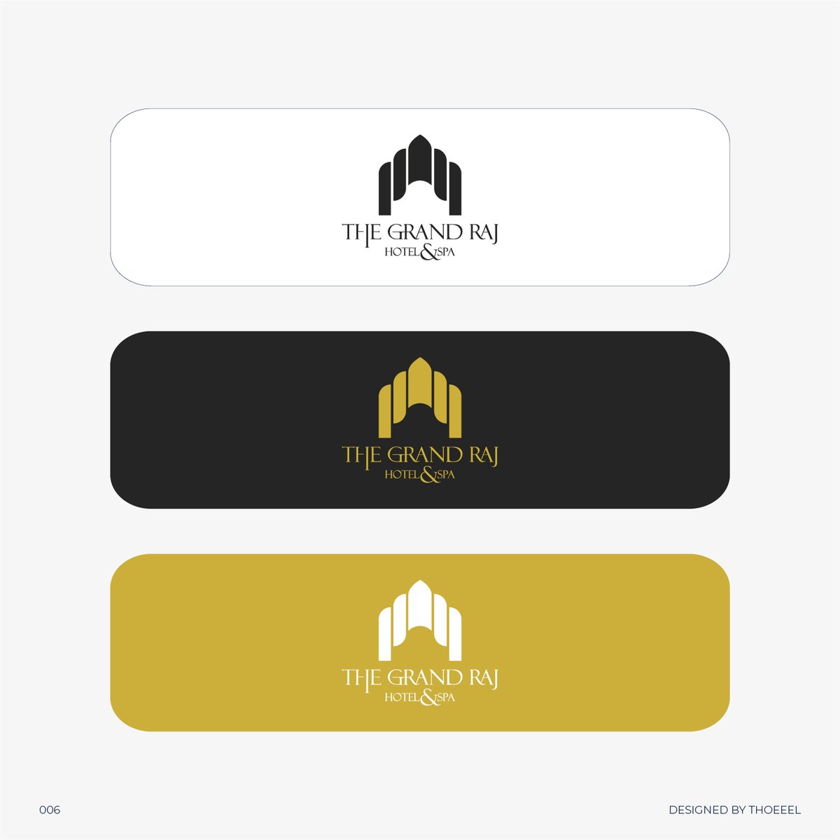 thoeeel's tweet image. #LogoADay

Check out my logo design for The Grand Raj Hotel &amp;amp; Spa

#logo #logodesign #graphicdesign #branding #brandidentity #branddesign