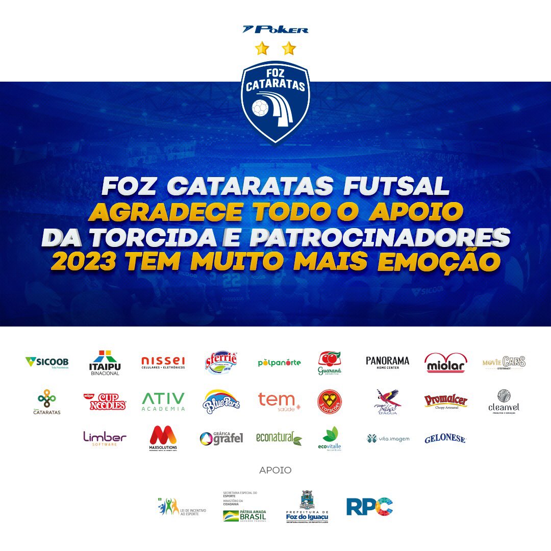 Que 2023 venha com novos desafios e conquistas! 💙

#futsal