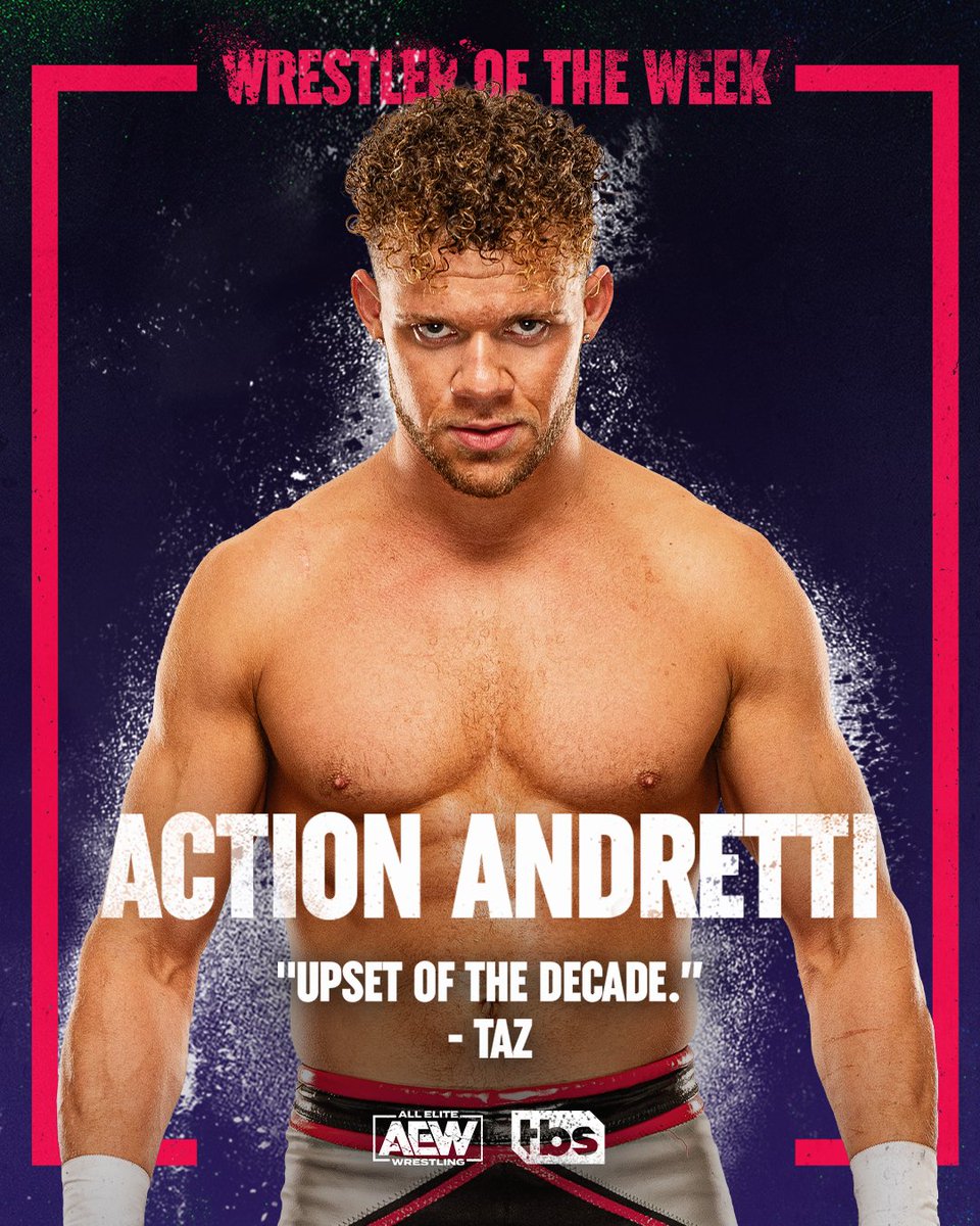 A moment @ActionAndretti will never forget 🤩 #WrestlerOfTheWeek