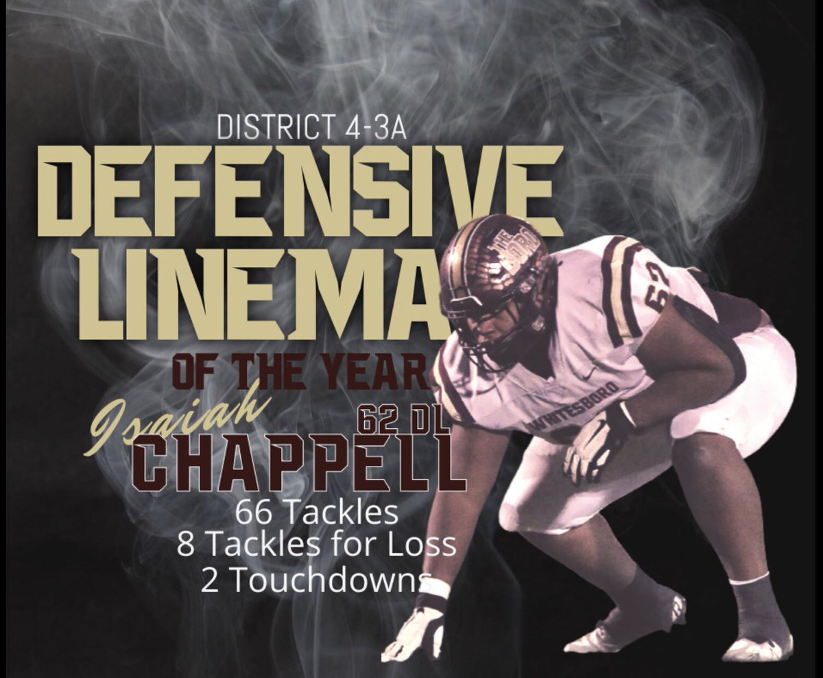 BoroTuffFB's tweet photo. @Isaiahchappell9 Defensive Lineman of the Year https://t.co/ZZpATVOSlU