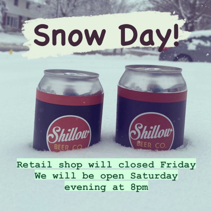 We’re staying home to make snow cones today. See you Saturday night!